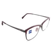 Óculos Armação Zeiss Zs-30017 F039 Titanium Cinza Masculino