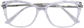 Óculos Armações Cristal Transparente Diamante Chic 52mm Óculos Armações Cristal Transparente Diamante Chic 52mm