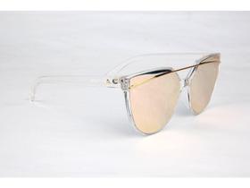 Óculos Atitude AT5346 T02 Transparente Lente Espelhada Ouro Tam 60