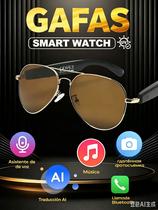 Óculos Aviador Inteligentes Bluetooth com Tradução - SACOSDING Óculos Aviador Inteligentes Bluetooth com Tradução - SACOSDING