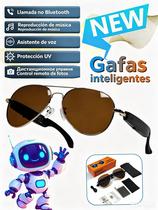 Óculos Aviador Inteligentes Bluetooth com Tradução - SACOSDING Óculos Aviador Inteligentes Bluetooth com Tradução - SACOSDING