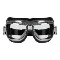 Óculos Aviador Retro Motociclista Goggles Sky Cromado Vintag