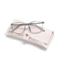 Óculos bloqueadores de luz azul FONHCOO Fashion Round TR90 Frame Óculos de computador anti-UV Blu-Ray para mulheres e homens (cinza)