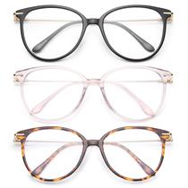 Óculos bloqueadores de luz azul Gaoye Fashion Cat Eye, pacote com 3 Óculos bloqueadores de luz azul Gaoye Fashion Cat Eye, pacote com 3