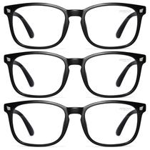Óculos bloqueadores de luz azul Gaoye Stylish TR90 Frames, pacote com 3