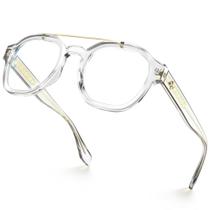Óculos bloqueadores de luz azul VISOONE Retro Round Metal Frame Óculos bloqueadores de luz azul VISOONE Retro Round Metal Frame