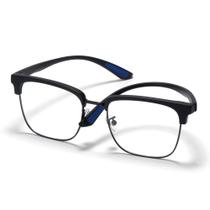 Óculos bloqueadores de luz azul ZanyLen Retangle para homens Óculos bloqueadores de luz azul ZanyLen Retangle para homens