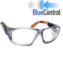 Óculos Blue Control Univet 5x9 Laranja Com Proteção Luz azul