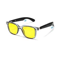 Óculos Bluetooth Inteligentes ORGWAUK Tradutor com IA UV Amarelo