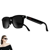 Óculos Bluetooth inteligentes Yeabomy Touch Control UV Black