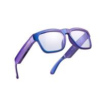 Óculos Bluetooth OHo, controle de voz e óculos inteligentes estilo ouvido aberto para ouvir música e chamadas, lente de proteção UV400