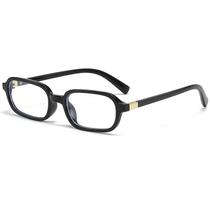 Óculos Breaksun Retro Retangulares Azuis Bloqueadores de Luz Pretos