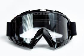 Óculos Brilho Motocross Trilha Com Lente Transparente Enduro