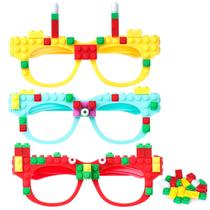 Óculos Building Blocks Waenerec DIY Kids Party Favor 15 unidades Óculos Building Blocks Waenerec DIY Kids Party Favor 15 unidades