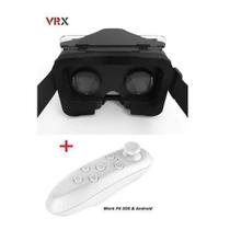 Óculos Cardboard 3d Realidade Virtual Vr Box Vrx C/ Controle - Lk