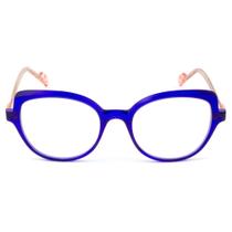 Óculos Caroline Abram Bloom Azul 1009 50mm