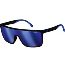 Óculos Carrera 8060/S D51 Black/Lente Azul Espelhada