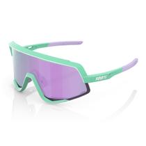 Óculos Ciclismo 100% Glendale Soft Tact Mint Hiper Lavender Mirror Lens