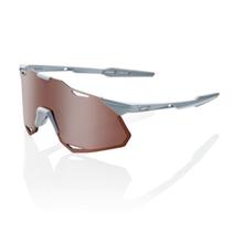 Óculos Ciclismo 100% Hypercraft XS Matte Stone Grey Hiper Crimson Silver Mirror Lens
