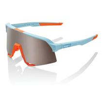 Óculos Ciclismo 100% S3 Soft Tact Two Tone Hiper Silver Mirror Lens