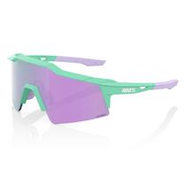 Óculos Ciclismo 100% Speedcraft Soft Tact Mint Hiper Lavender Mirror Lens
