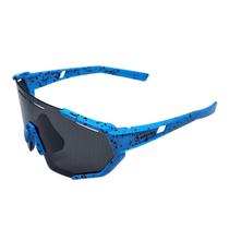 Óculos Ciclismo Elleven XQ547 Azul e Preto Lente Polarizada Óculos Ciclismo Elleven XQ547 Azul e Preto Lente Polarizada