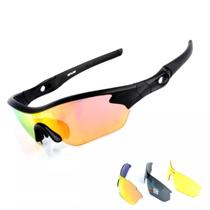 Óculos ciclismo esportivo bike bicicleta 3 lentes preto gub Óculos ciclismo esportivo bike bicicleta 3 lentes preto gub