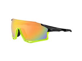 Oculos ciclismo high one mark com 3 lentes preto/amarelo Oculos ciclismo high one mark com 3 lentes preto/amarelo