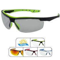Óculos Ciclismo Vôlei Esportivo EPI Sol UV400 Neon - Steelflex