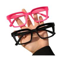 Óculos Clássicos De Armação Quadrada Sem Grau Para Uso Diário, Trabalho De Escritório E Estudo - 2