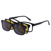 Óculos Clipon Grau E Sol 3 Em 1 Masculino Polarizado 1321