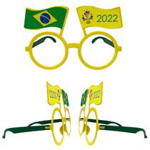 Óculos Colorido Do Brasil Copa Do Mundo - Moda Solaris