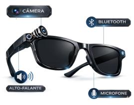 Óculos com Câmera IA Inteligente Videos Áudio e Tradutor hd