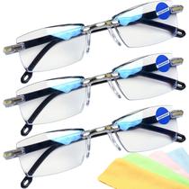Óculos com Filtro de Luz Azul com Foco Automático e Ajuste Automático, 3 Peças