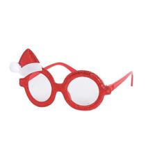 Óculos com Gorro Papai Noel Vermelho - 01 unidade - Rizzo