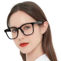 Óculos corretivos AEZUNI quadrado oversized preto 1,25 Óculos corretivos AEZUNI quadrado oversized preto 1,25