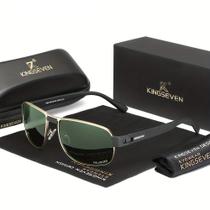 Óculos de Armação Quadrada de Aro Completo, Leves kingseven 7309