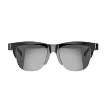 Óculos de áudio Bluetooth inteligentes F06 sem fio pretos com lente gradiente Óculos de áudio Bluetooth inteligentes F06 sem fio pretos com lente gradiente