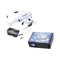Óculos De Aumento Com Luz LED E Faixa De Cabeça, Lente De Aumento De 5 Lentes Para Leitura, Reparos
