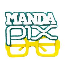 Óculos de Carnaval Sem Lentes - Manda Pix - Extra Festas