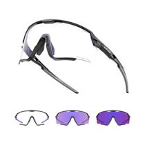 Óculos De Ciclismo Fotochromáticos UV400 Kapvoe, Óculos Esportivos MTB, Equipamento Para Bicicleta