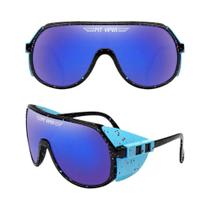 Óculos De Ciclismo Unissex Estilo Vintage Punk UV400, Óculos De Piloto Modernos Para MTB