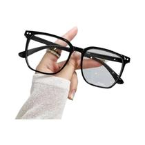 Óculos De Computador Transparentes Unissex Redondos Com Bloqueio De Luz Azul