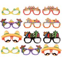 Óculos de decoração de festa ABOOFAN Fiesta Mexican 12 unidades