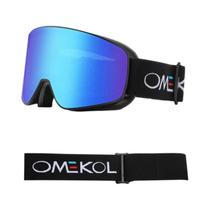 Óculos De Esqui Antiembaçantes De Dupla Camada OMEKOL Para Snowmobile E Snowboard, Óculos Para