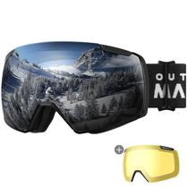 Óculos de esqui OutdoorMaster Heron sem aro com 2 lentes VLT 10%