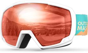 Óculos de esqui OutdoorMaster Kids Youth 100% com proteção UV