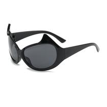 Óculos de festa Devil Horn Shape Dark AC Lenses