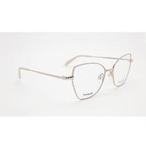 Óculos de Grau Ana Hickmann AH10045T 04B Tam.52 Titânio