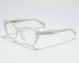 Óculos De Grau Bond Street Chroma Milano Photochromic Cinza Roxo ETG2506 C3-53